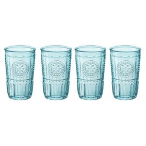 Bormioli Rocco Romantic Tumbler - 10.25 Oz Light Blue Set of 4